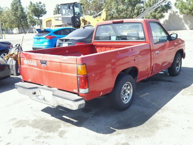 1N6SD11S0SC362444 - 1995 NISSAN TRUCK E/XE RED photo 4