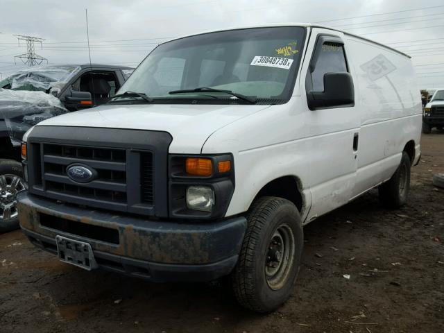 1FTNE14W78DA43153 - 2008 FORD ECONOLINE WHITE photo 2