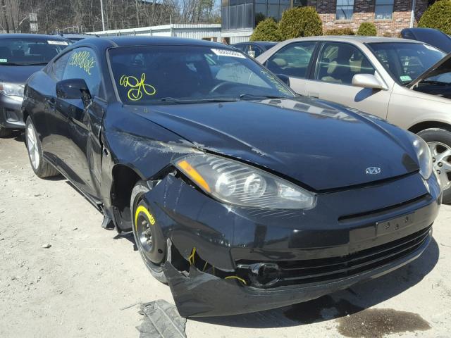 KMHHM66D58U285329 - 2008 HYUNDAI TIBURON GS BLACK photo 1