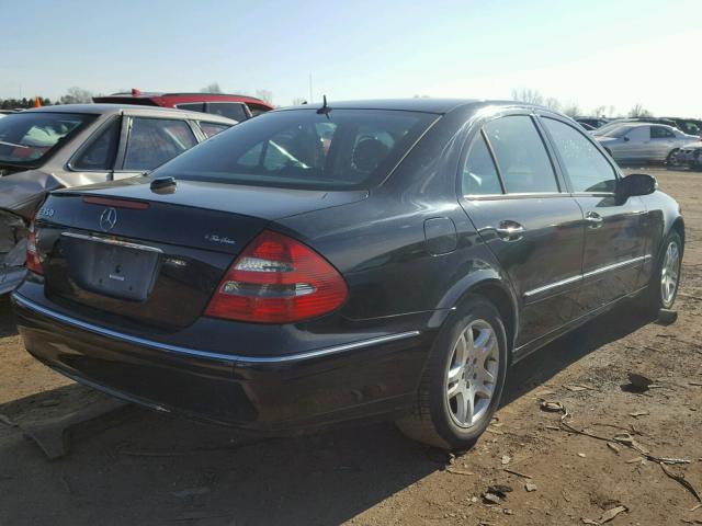 WDBUF56J76A745732 - 2006 MERCEDES-BENZ E 350 BLACK photo 4