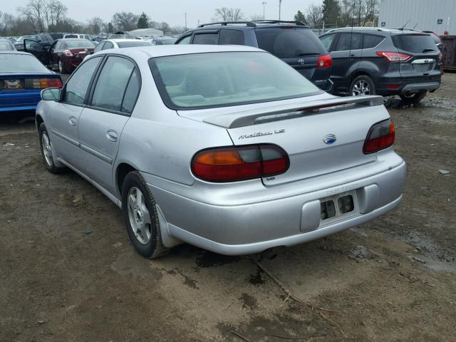 1G1NE52J22M595982 - 2002 CHEVROLET MALIBU LS ვერცხლისფერი ფოტო 3