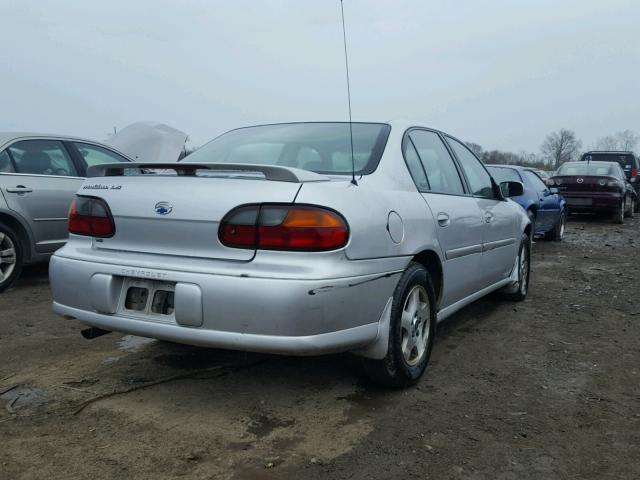 1G1NE52J22M595982 - 2002 CHEVROLET MALIBU LS ვერცხლისფერი ფოტო 4