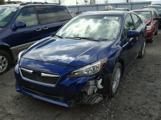 4S3GKAB69H3622848 - 2017 SUBARU IMPREZA PR BLUE photo 2