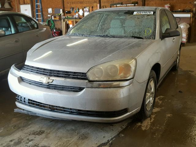 1G1ZT54825F284241 - 2005 CHEVROLET MALIBU LS ვერცხლისფერი ფოტო 2