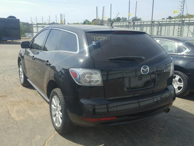 JM3ER2W58A0352827 - 2010 MAZDA CX-7 BLACK photo 3