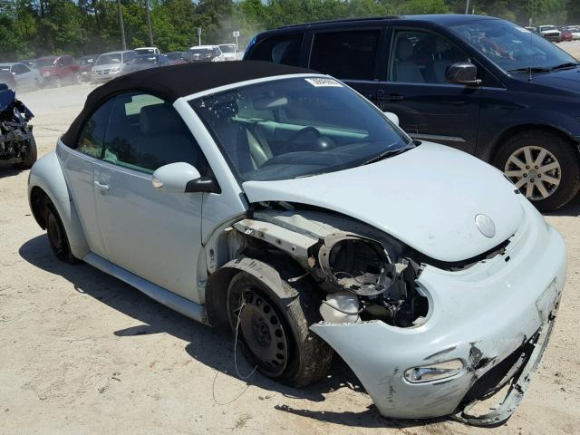 3VWBM31Y45M369383 - 2005 VOLKSWAGEN NEW BEETLE 蓝色 照片 2