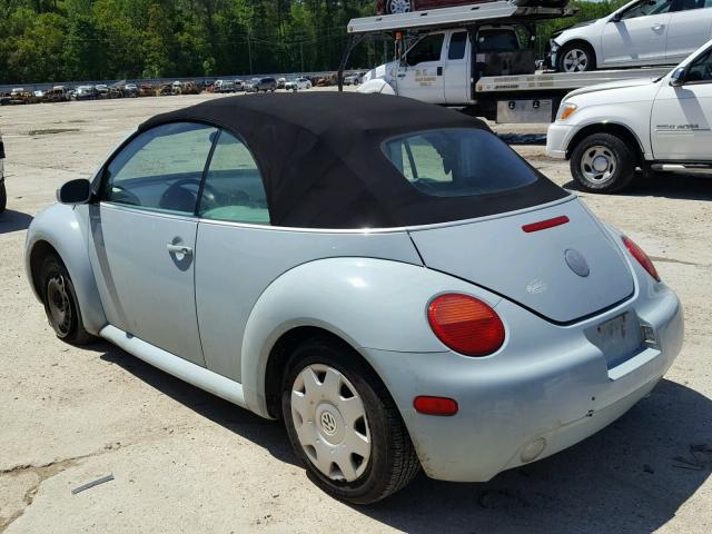 3VWBM31Y45M369383 - 2005 VOLKSWAGEN NEW BEETLE 蓝色 照片 3