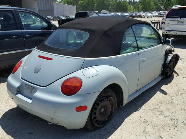 3VWBM31Y45M369383 - 2005 VOLKSWAGEN NEW BEETLE 蓝色 照片 4