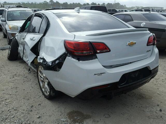 6G3F15RW3FL112183 - 2015 CHEVROLET SS WHITE photo 3