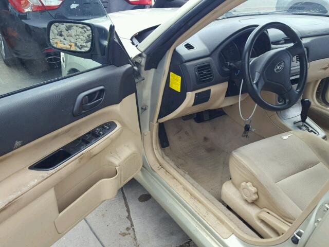 JF1SG63677H745756 - 2007 SUBARU FORESTER 2 GOLD photo 9