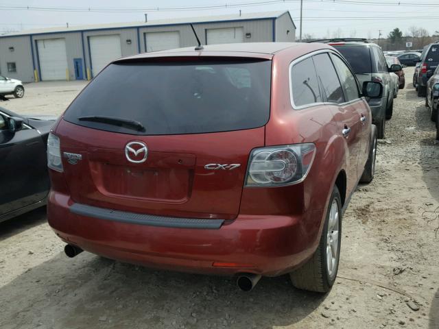 JM3ER29LX70144628 - 2007 MAZDA CX-7 RED photo 4