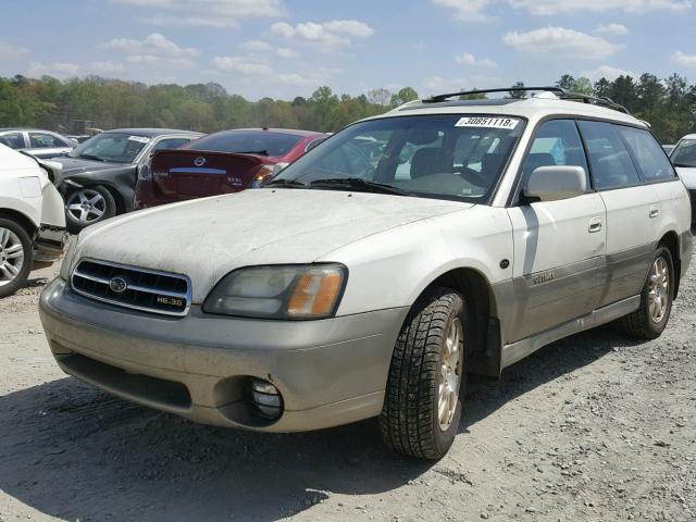 4S3BH806727606426 - 2002 SUBARU LEGACY OUT CREAM photo 2