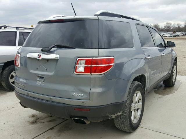 5GZEV23778J195482 - 2008 SATURN OUTLOOK XR ლურჯი ფოტო 4