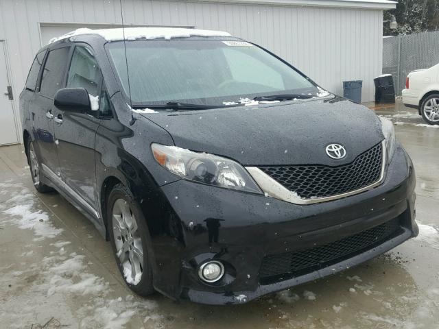 5TDXK3DC0DS306844 - 2013 TOYOTA SIENNA SPO BLACK photo 1