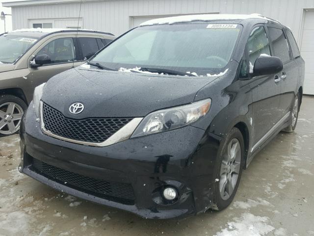 5TDXK3DC0DS306844 - 2013 TOYOTA SIENNA SPO BLACK photo 2