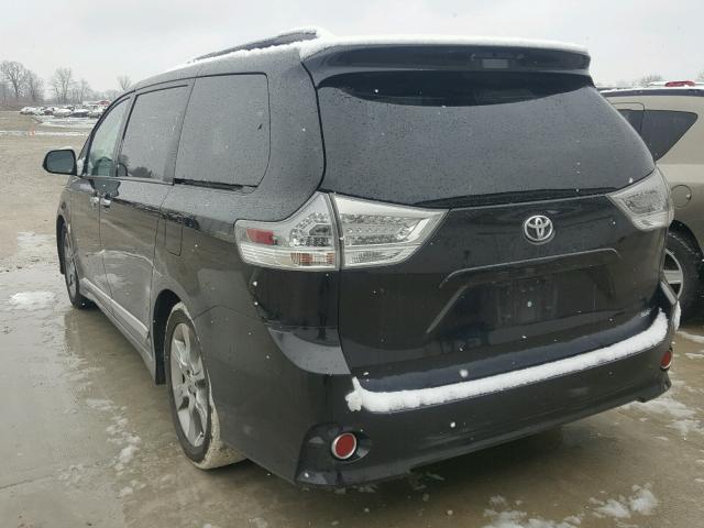 5TDXK3DC0DS306844 - 2013 TOYOTA SIENNA SPO BLACK photo 3