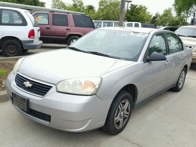 1G1ZS58F77F223742 - 2007 CHEVROLET MALIBU LS ვერცხლისფერი ფოტო 2