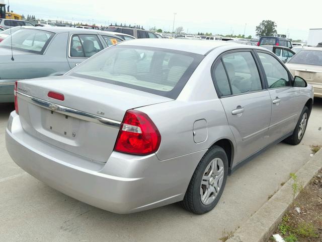 1G1ZS58F77F223742 - 2007 CHEVROLET MALIBU LS ვერცხლისფერი ფოტო 4