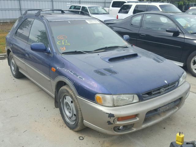 JF1GF4859YG807453 - 2000 SUBARU IMPREZA OU BLUE photo 1