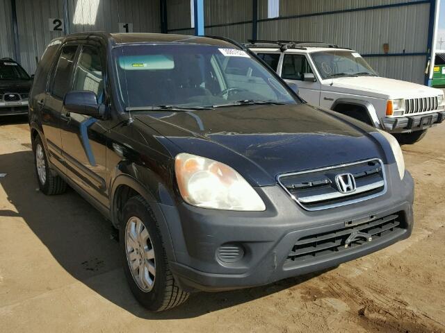 SHSRD77885U344032 - 2005 HONDA CR-V EX BLACK photo 1