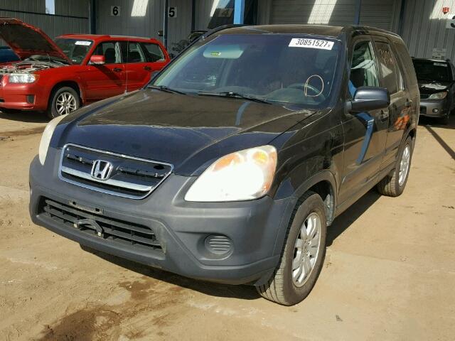 SHSRD77885U344032 - 2005 HONDA CR-V EX BLACK photo 2