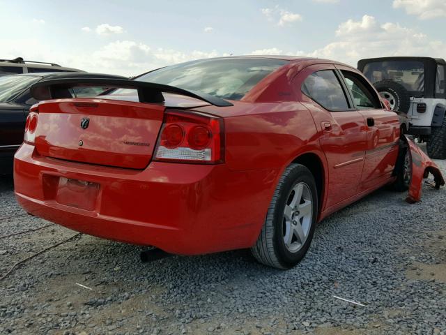 2B3CA4CD5AH269089 - 2010 DODGE CHARGER RED photo 4