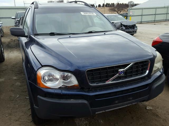 YV1CZ91H241097627 - 2004 VOLVO XC90 T6 BLUE photo 1