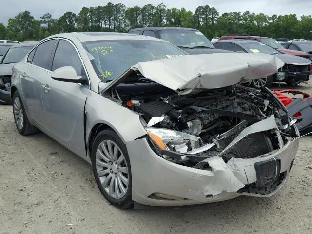 W04GP5EC9B1001214 - 2011 BUICK REGAL CXL GRAY photo 1