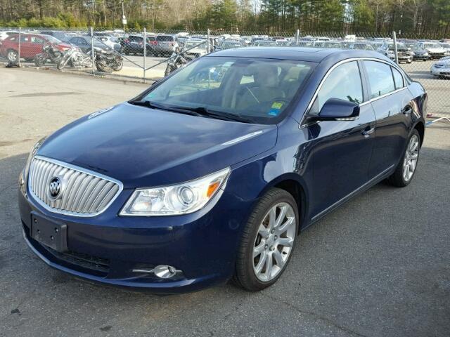 1G4GJ5E35CF360518 - 2012 BUICK LACROSSE T BLUE photo 2