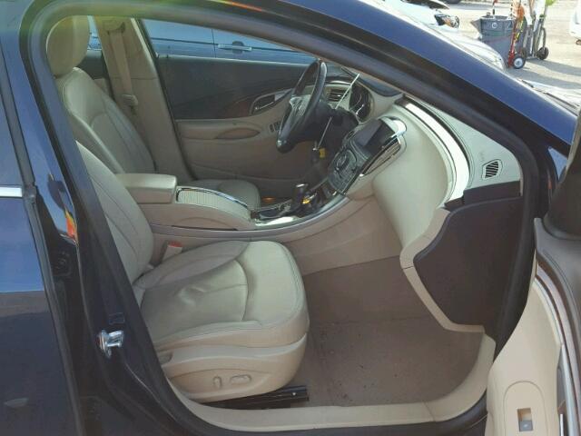 1G4GJ5E35CF360518 - 2012 BUICK LACROSSE T BLUE photo 5