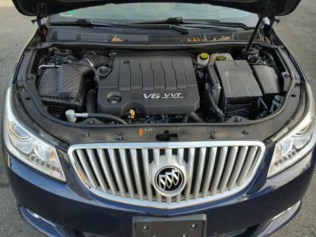1G4GJ5E35CF360518 - 2012 BUICK LACROSSE T BLUE photo 7