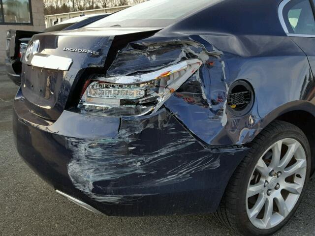 1G4GJ5E35CF360518 - 2012 BUICK LACROSSE T BLUE photo 9