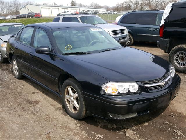 2G1WH52K259207199 - 2005 CHEVROLET IMPALA LS BLACK photo 1