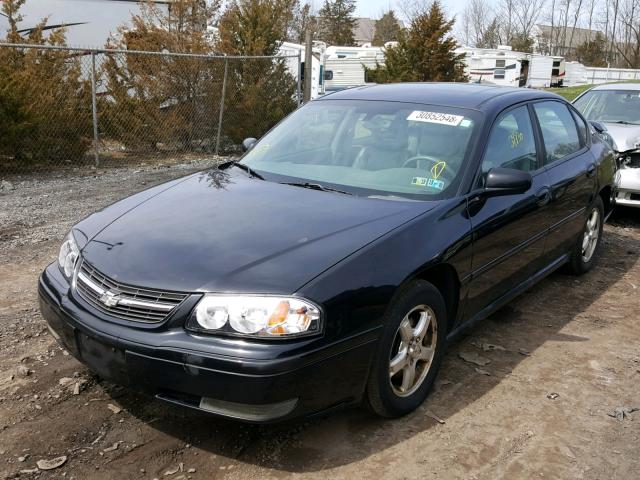 2G1WH52K259207199 - 2005 CHEVROLET IMPALA LS BLACK photo 2