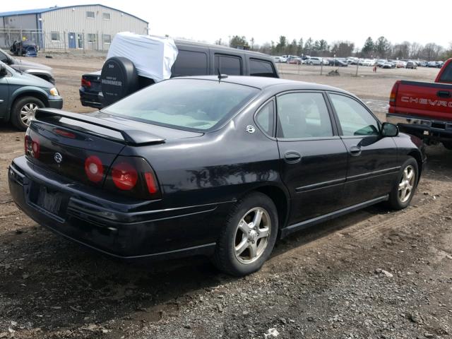 2G1WH52K259207199 - 2005 CHEVROLET IMPALA LS BLACK photo 4