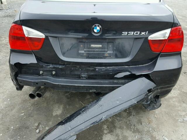 WBAVD33566KV67181 - 2006 BMW 330 XI BLACK photo 9