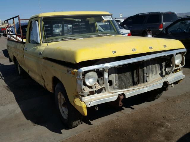 F10BRBE6167 - 1978 FORD PICKUP YELLOW photo 1