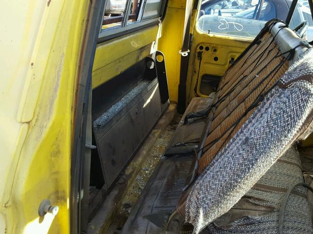 F10BRBE6167 - 1978 FORD PICKUP YELLOW photo 6