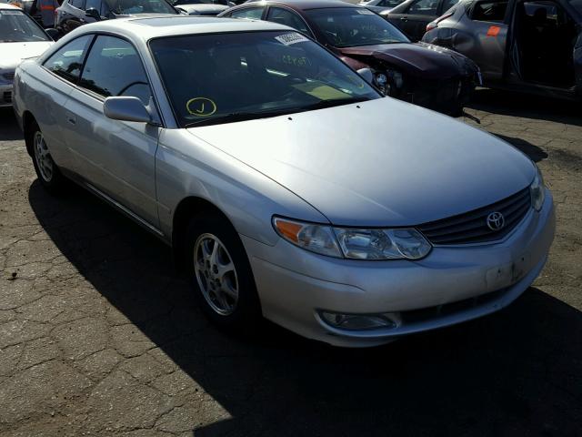 2T1CE22P72C006844 - 2002 TOYOTA CAMRY SOLA SILVER photo 1
