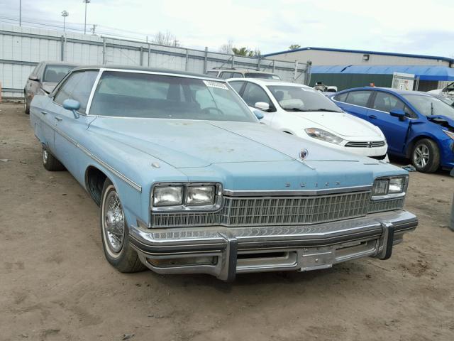 4V39T5H552610 - 1975 BUICK ELECTRA225 BLUE photo 1