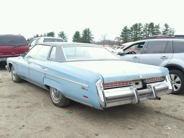 4V39T5H552610 - 1975 BUICK ELECTRA225 BLUE photo 3