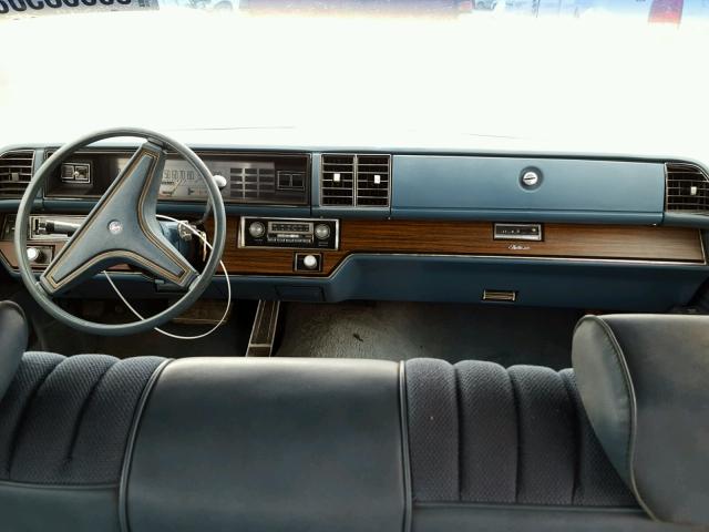 4V39T5H552610 - 1975 BUICK ELECTRA225 BLUE photo 9