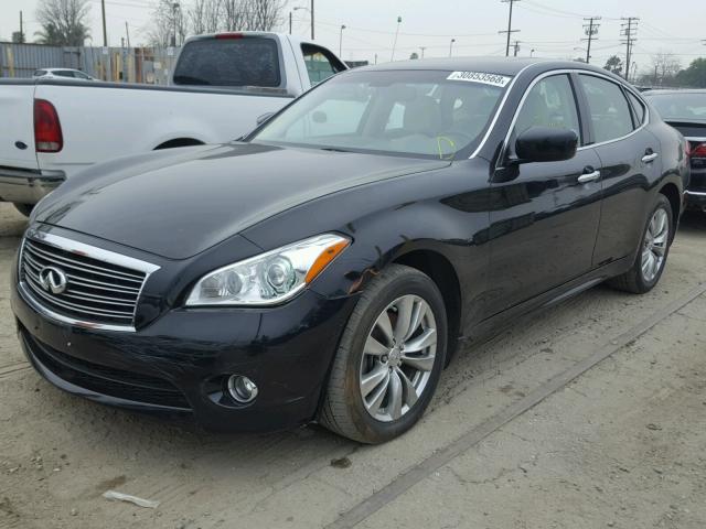 JN1BY1AR3BM375724 - 2011 INFINITI M37 X BLACK photo 2