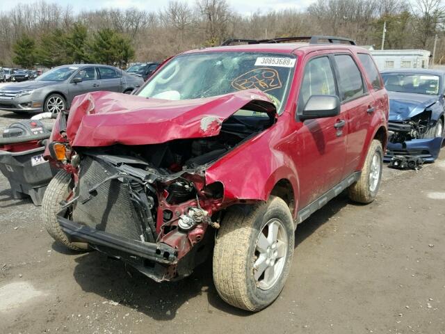 1FMCU9DGXBKA85817 - 2011 FORD ESCAPE XLT RED photo 2