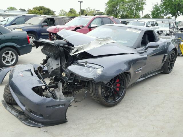 1G1YZ26E095103595 - 2009 CHEVROLET CORVETTE Z CHARCOAL photo 2