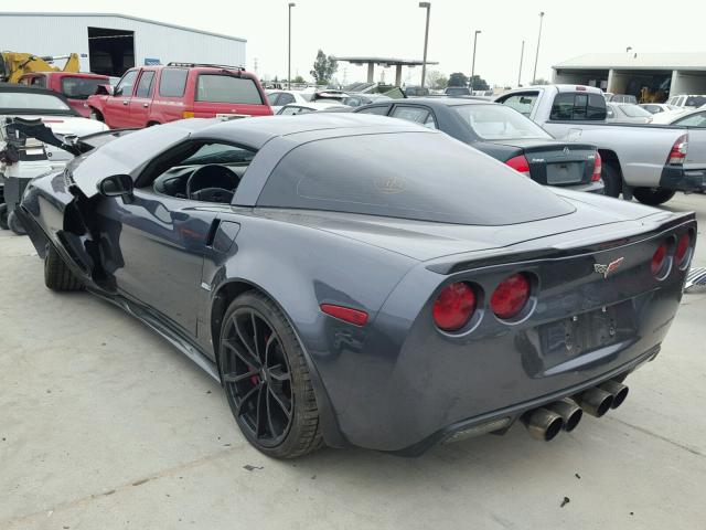 1G1YZ26E095103595 - 2009 CHEVROLET CORVETTE Z CHARCOAL photo 3