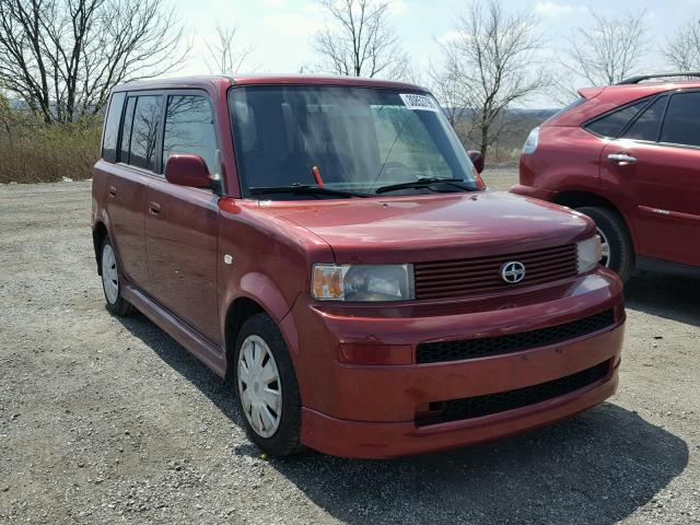 JTLKT334364074521 - 2006 TOYOTA SCION XB RED photo 1