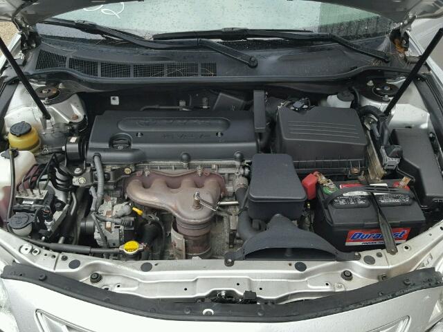 4T1BE46K59U319194 - 2009 TOYOTA CAMRY BASE SILVER photo 7