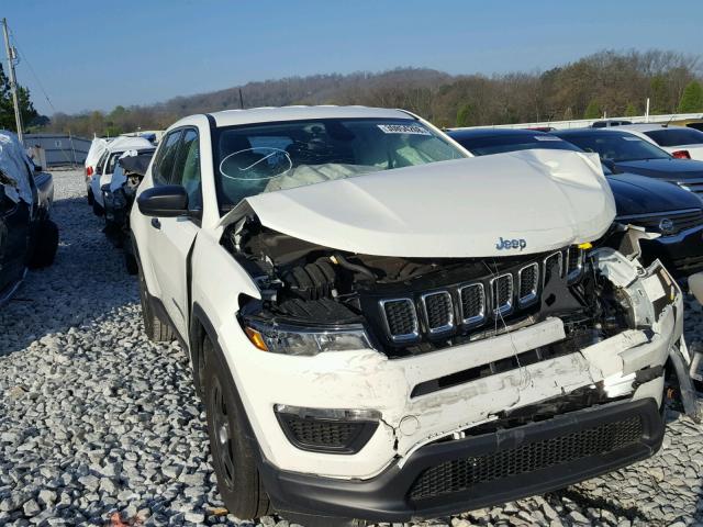 3C4NJCAB8HT690566 - 2017 JEEP COMPASS SP WHITE photo 10