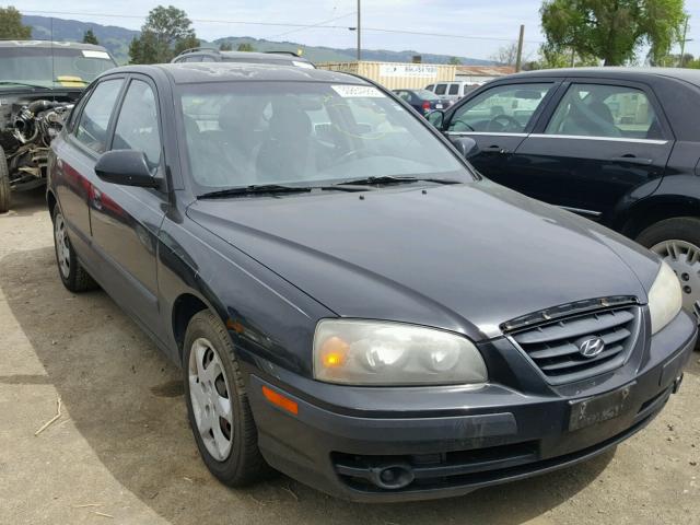 KMHDN56D95U133782 - 2005 HYUNDAI ELANTRA GL BLACK photo 1